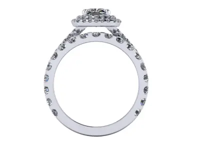 Matching Women Diamond Fashion Rings R1 3D print model