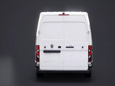 Renault Master 2025 Low-poly 3D model