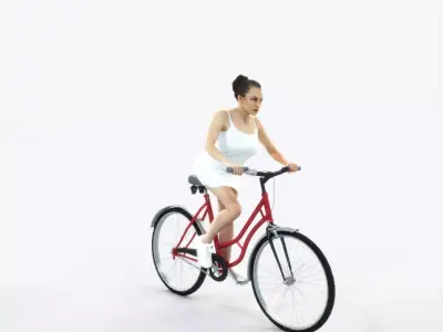 Dream 01M bicycle bike Sports Woman Low-poly 3D model