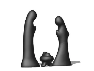 Holy Nativity Silhouette 3D print model