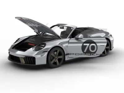 Porsche 911 Spirit 70 2025 HQ 3d model 3D model