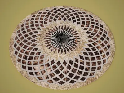 Flooring design Medallion 3d and vector file 3D model purchase