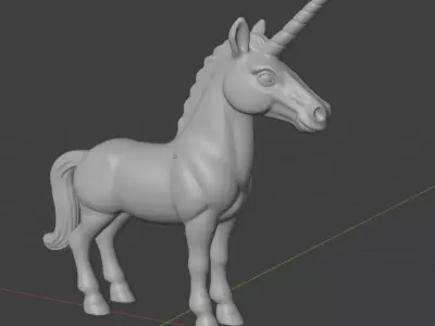 The Enchanted Unicorn 3D print model