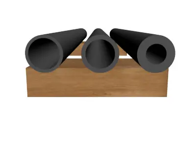 1-1 4in Pipe 3D model