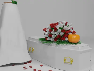 the beauty of halloween 3D model