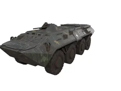 Armored Personnel Carrier BTR APC IFV 3D model