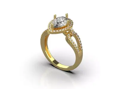 ring code 44 3D print model