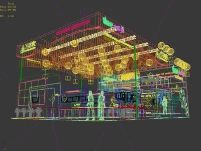 Exhibition - Area - 15X9-3DMAX2012-01 3D model