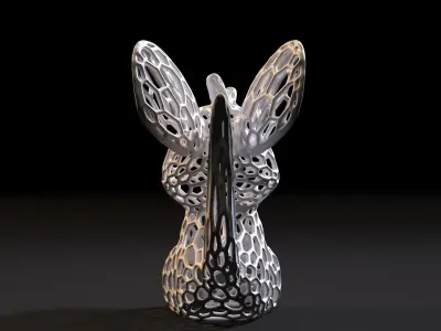 Mouse Voronoi 3D print model