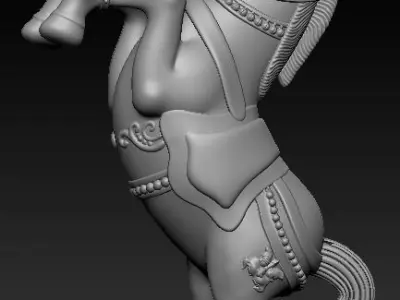 Raging Horse 3D model