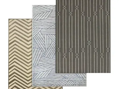 Rug Set 1734 3D model