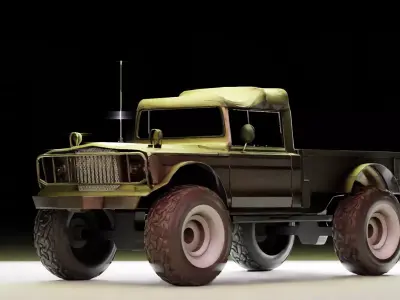 Kaiser Jeep M715 3D model