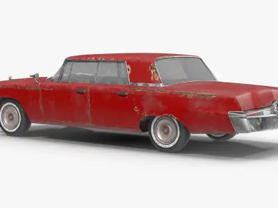 Chrysler Imperial rusty 3D model