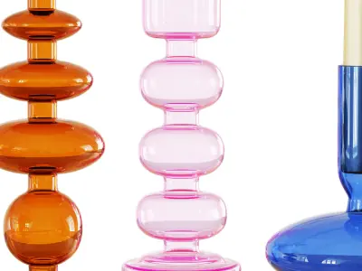Delaney Candlestick 3D model