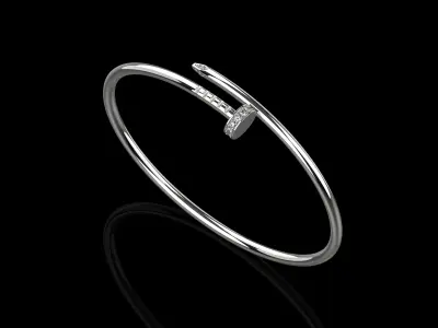 Juste un clou Bracelet 17 Size with Gems Small Version N178 3D print model