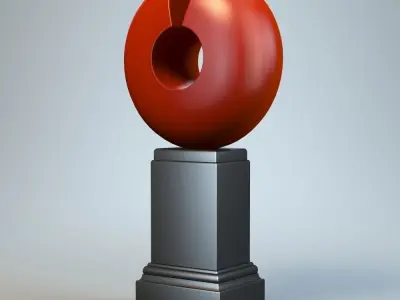 Abstract Figure 3D model shop