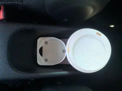 CITROEN DS3 DOUBLE CUP CONSOLE HOLDER Free 3D print model