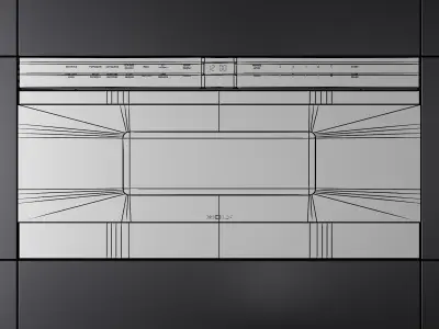 Microwave MD30TE-S Low-poly 3D model