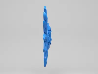 Sun wall decoration 3D print model
