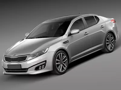  Kia Optima 2014 Sport Package 3D model