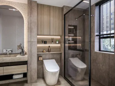 Bathroom 80 3D model