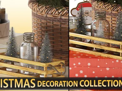 Christmas Decoration Collection Vol 01 3D model
