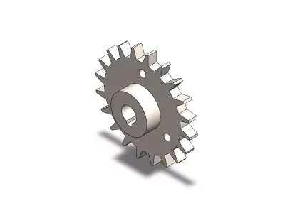 Chain Sprocket 3D print model
