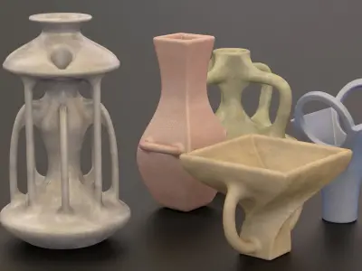Ceramic jar 3D model