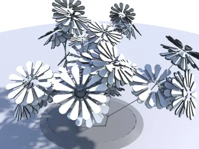 Collection of conceptual shrubs S1B