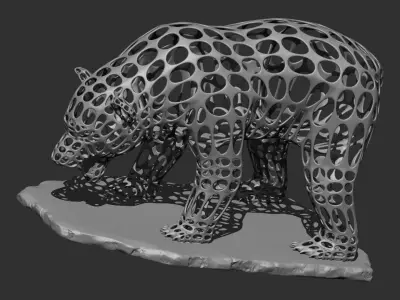 Bear 3d print model 3D model