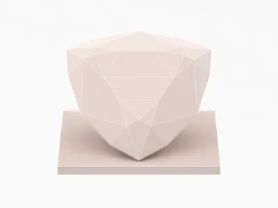 TRILLION Cut Diamond - 3D Printable 3D model