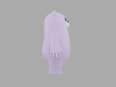 Polar Bear Character 3D model purchase