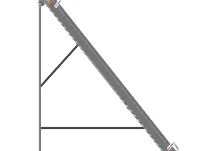 Solar Panel Flat Plate Collector 3D print model