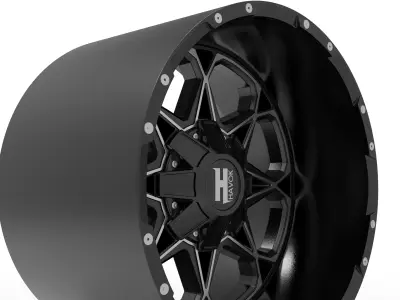 HAVOC OFF-ROAD H115 WHEEL 3D PRINT MODEL 3D print model