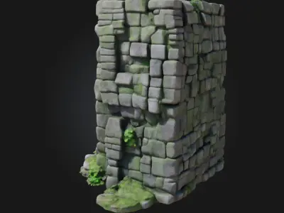 Stone Sentinel  Silent Watcher of Forgotten Realms 3D model
