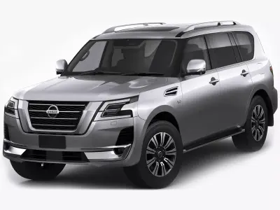 Nissan Patrol 2020 3D model