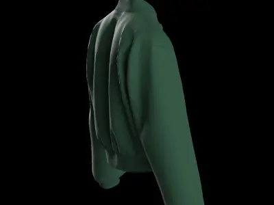 Male bomber jacket 3D model