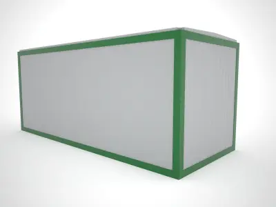 Modular cabin for construction 3D model