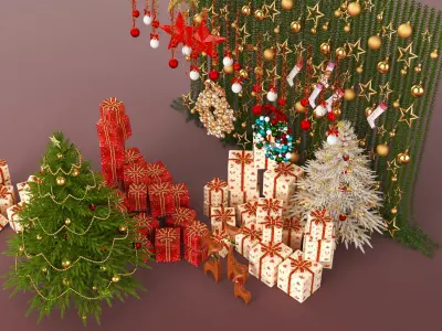 Christmas Trees  3D model