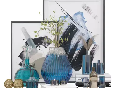 Decorative Set 02 3D model get