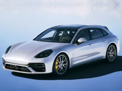 Porsche Panamera Turbo S Sport Turismo 2021 3D model