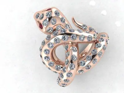 cute ring 10 3D print model