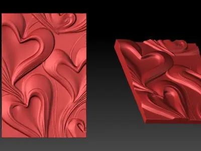 Heart Sculpture 3D print model
