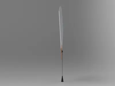 Winderly Mirror Low-poly 3D model