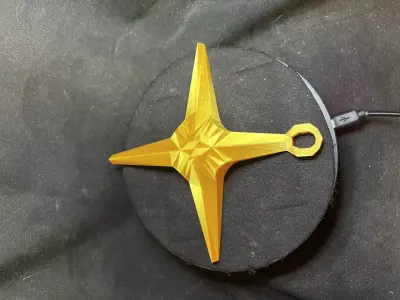 Star Shaped Christmas Ornament 3D print model