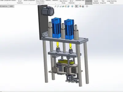 Mask Machine String Weld 3D model