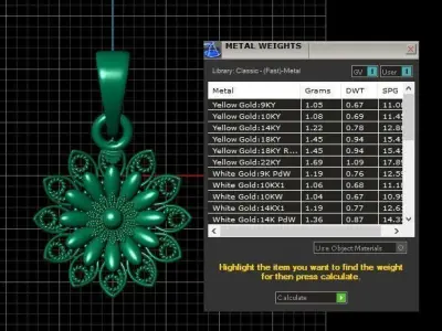 SIMPLE SUN FLOWER STYLE PENDANT 3D PRINTABLE MODEL  3D print model
