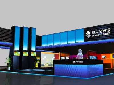 Exhibition - Area - 14X14-3DMAX2009-021 3D model
