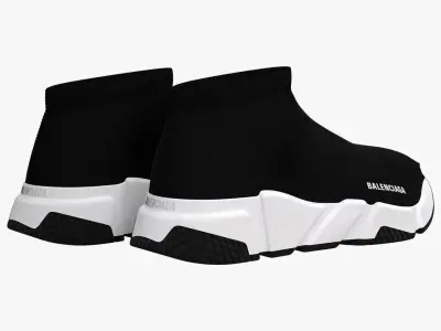Balenciaga Speed Trainers Low Black 3D model