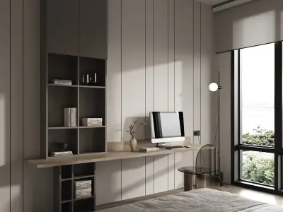 Cozy Bedroom 3D model